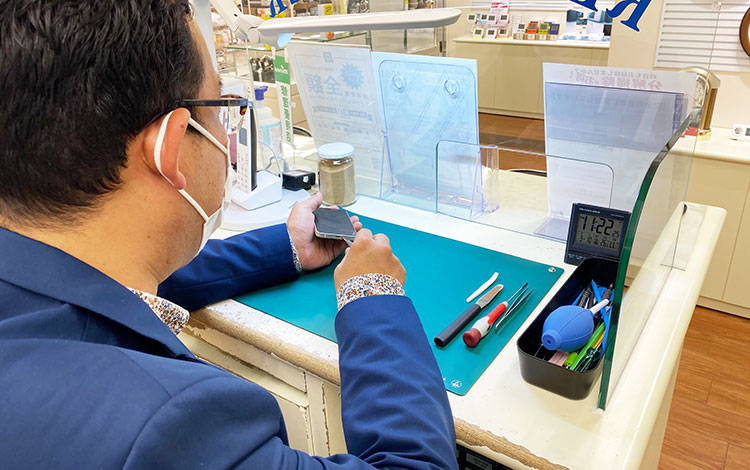 アイサポあきるのプレイス店 作業風景