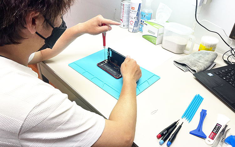 アイサポ今治延喜店 作業風景