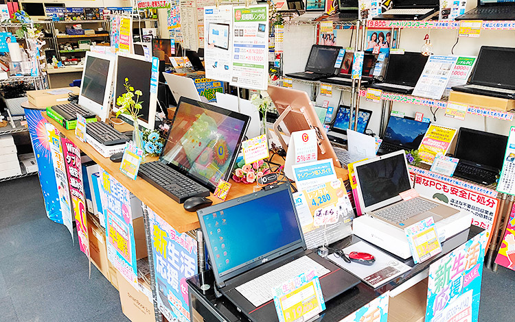 アイサポ久留米東合川バイパス店 店内