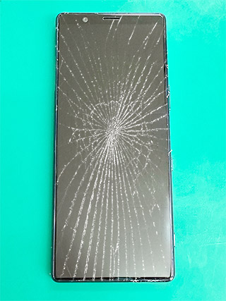 Xperiaの画面割れ修理