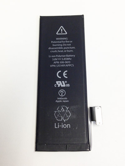 iPhone5バッテリー交換パーツ