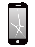 iPhoneフロントパネル割れ修理