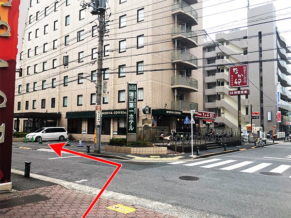 瑞江店への道順2