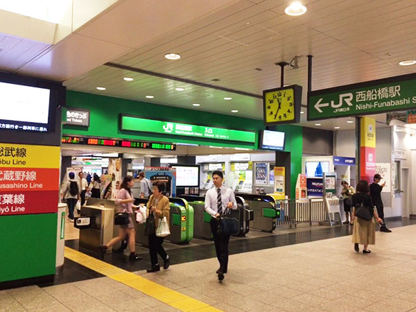 西船橋店への道順①