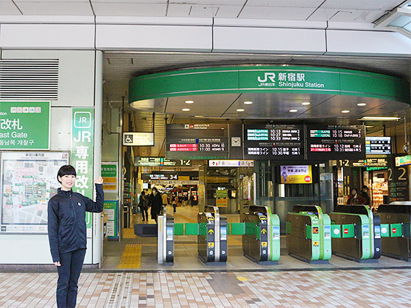 新宿店への道順1